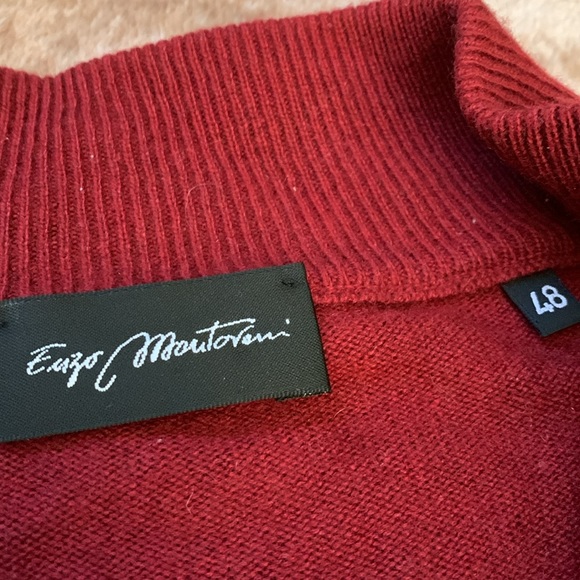 Cashmere/silk 1/4 zip M/L - Picture 2 of 5